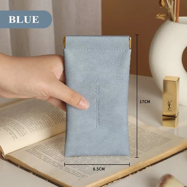 🔥Snap Closure Leather Organizer Pouch--⭐Year-end sale⭐