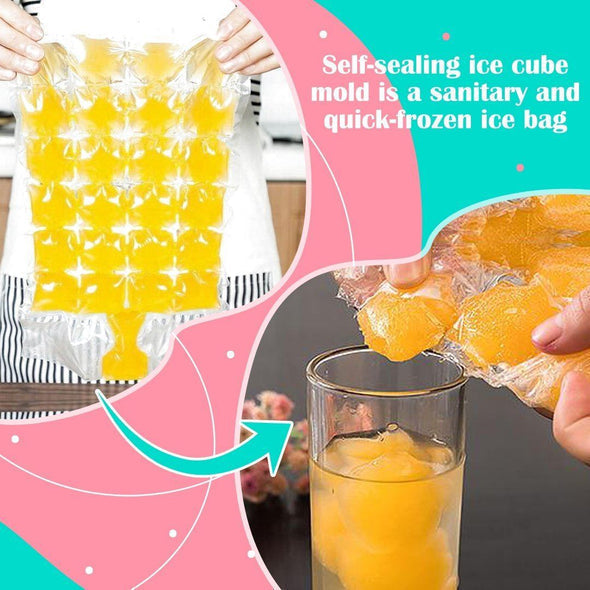 Disposable Ice Making Bag (1Pack/10Pcs) With Free Foldable Funnel