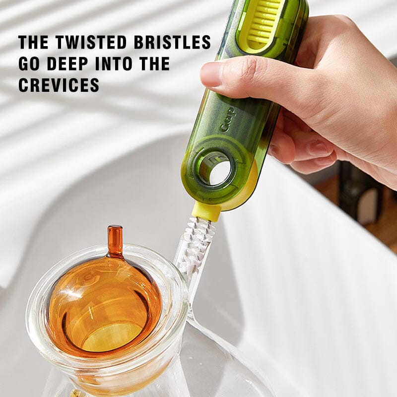 🔥Year-end Sale✨ 3 in 1 Multipurpose Water Bottle Cleaner Brush 🎁Buy 1 Get 1 Free