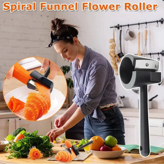 🔥Daily Promotion✨ Spiral Funnel Flower Roller