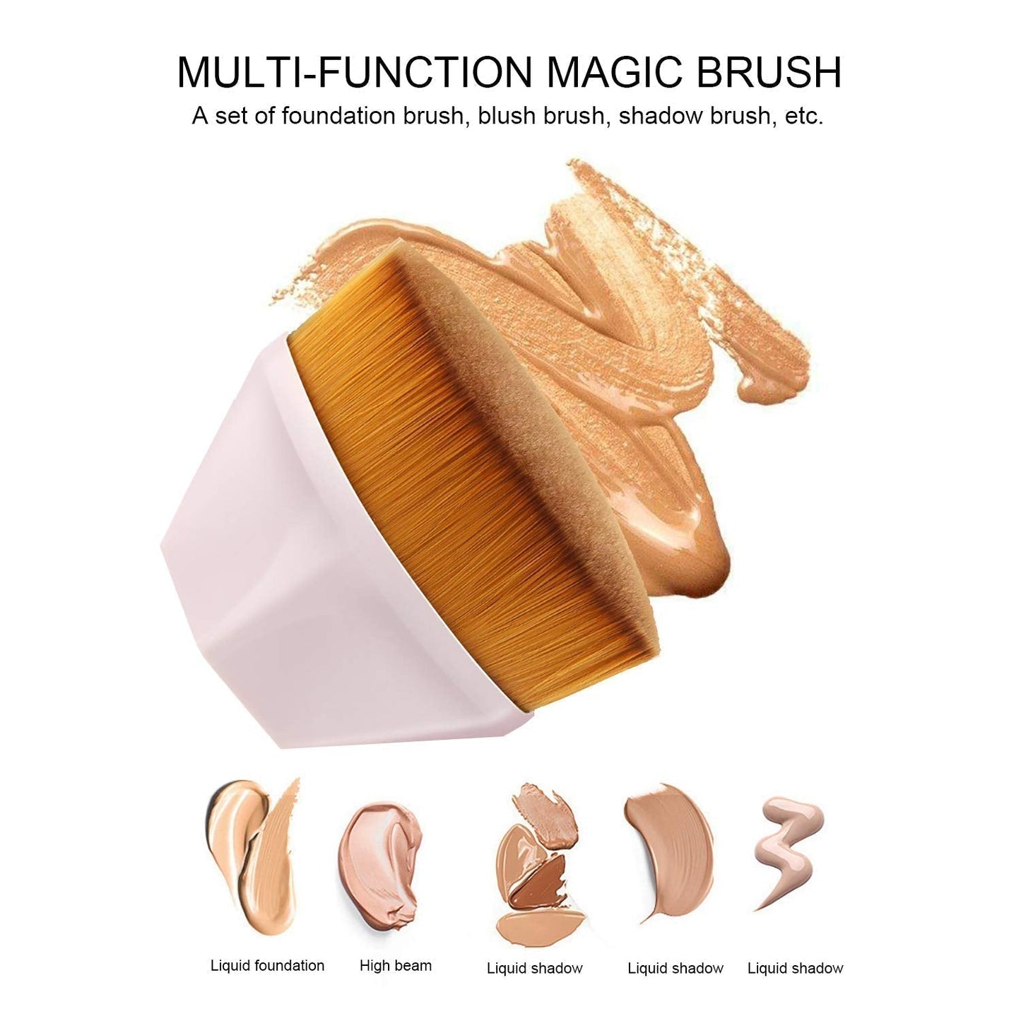 HIGH-DENSITY SEAMLESS FOUNDATION BRUSH