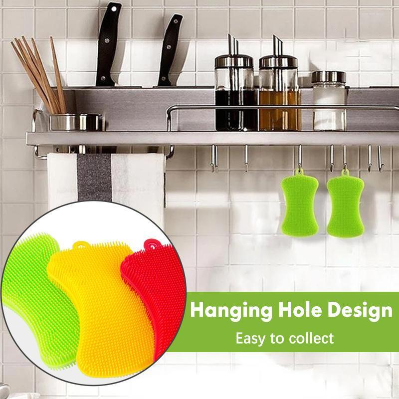 🔥Buy one get one free🔥Silicone Kitchen Dishwashing Brush