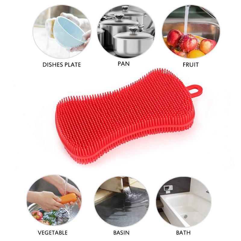 🔥Buy one get one free🔥Silicone Kitchen Dishwashing Brush