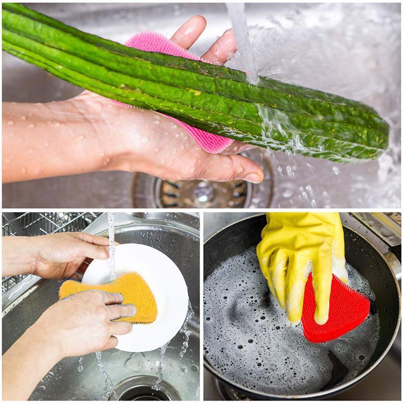 🔥Buy one get one free🔥Silicone Kitchen Dishwashing Brush